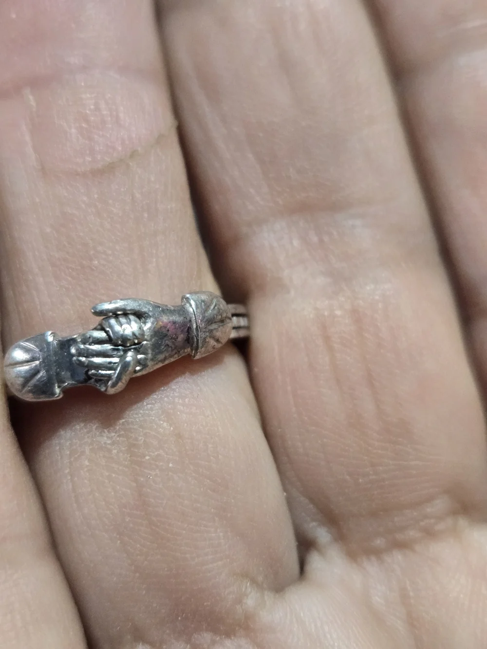 Antique Gimmel Ring With Paper - Picture 7 of 10